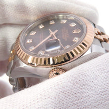 将图像加载到图库查看器中,ROLEX Lady Datejust W28mm Stainless Steel K18PG Chocolate Dial279171G