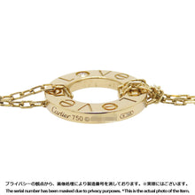 将图像加载到图库查看器中,CARTIER Love Circle Double Chain BraceletB6038300 18K Yellow Gold