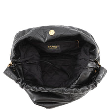 Load image into Gallery viewer, CHANEL CHANEL 22 Chain Shoulder Bag BlackAS3260 Shiny Calf Leather Size Small
