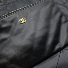 将图像加载到图库查看器中,CHANEL CHANEL 22 Chain Shoulder Bag BlackAS3260 Shiny Calf Leather Size Small
