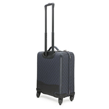 Load image into Gallery viewer, GUCCI Cabin Trolley GG Supreme Carry Bag Navy/Black693646 PVC Leather
