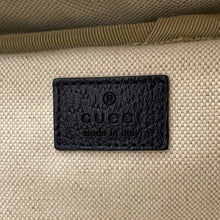 Load image into Gallery viewer, GUCCI Cabin Trolley GG Supreme Carry Bag Navy/Black693646 PVC Leather