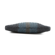 将图像加载到图库查看器中,Bottega Veneta INTRECCIATO Club Fumé Messenger Bag Shoulder Bag Blue/Black387302 Leather