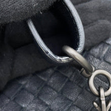 将图像加载到图库查看器中,Bottega Veneta INTRECCIATO Club Fumé Messenger Bag Shoulder Bag Blue/Black387302 Leather