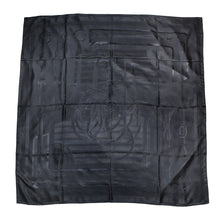 Load image into Gallery viewer, HERMES Giant Square Jacquard "Coaching" Size 135 Encre / Marine Silk100%