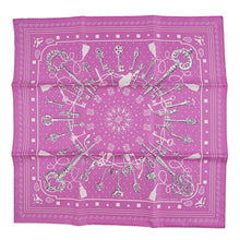 Load image into Gallery viewer, HERMES Carre Size 55 Purple Silk100%