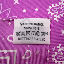 Load image into Gallery viewer, HERMES Carre Size 55 Purple Silk100%