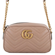 Load image into Gallery viewer, GUCCI GG Marmont ChainShoulder Bag Jasmin Flower447632 Leather Size Small