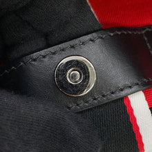 将图像加载到图库查看器中,Christian Louboutin NASTROLOUBI Bag Black3235283 Canvas Leather Size XL