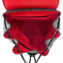 将图像加载到图库查看器中,Christian Louboutin Explorer Funk Studded Backpack Black/Red1215001 Leather
