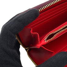 将图像加载到图库查看器中,Christian Louboutin Panettone Studded Zip Around Wallet Purple3175224 Leather