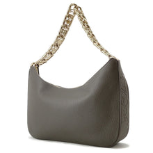 将图像加载到图库查看器中,Christian Louboutin Rubira ChainShoulder CharcoalBrown1235097 Leather