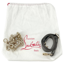 将图像加载到图库查看器中,Christian Louboutin Rubira 2WAY Accessories Pouch CharcoalBrown1235471 Leather Size Mini