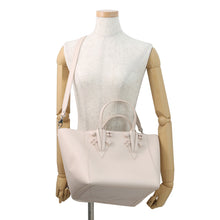 将图像加载到图库查看器中,Christian Louboutin CABACHIC Crown Spike Studded Jasmin Flower1235321 Leather Size Small