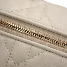 将图像加载到图库查看器中,Dior Groove 25 Macrocannage 2-Way Bag IvoryM1365UBOL Calf Leather Size Medium