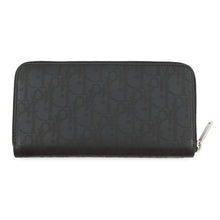 Load image into Gallery viewer, Dior Oblique Galaxy Leather Round Zip Wallet Black2ESBC252VPD Leather