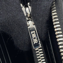 Load image into Gallery viewer, Dior Oblique Galaxy Leather Round Zip Wallet Black2ESBC252VPD Leather