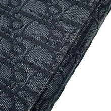 将图像加载到图库查看器中,Dior Oblique Jacquard Zip Pouch Shoulder Bag Black2OBBC119YSE Canvas Leather