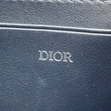 将图像加载到图库查看器中,Dior Oblique Jacquard Zip Pouch Shoulder Bag Black2OBBC119YSE Canvas Leather