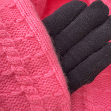 将图像加载到图库查看器中,CHANEL Knit Top Sweater with CC Logo Size 36 PinkP75341 Wool50% Cashmere50%