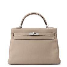 将图像加载到图库查看器中,HERMES Kelly Retourne Gris Tourterelle Togo Leather Size 32