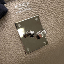 将图像加载到图库查看器中,HERMES Kelly Retourne Gris Tourterelle Togo Leather Size 32