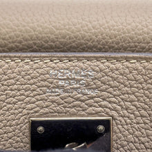 将图像加载到图库查看器中,HERMES Kelly Retourne Gris Tourterelle Togo Leather Size 32