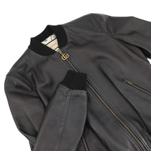 将图像加载到图库查看器中,GUCCI Blouson Size 36 Black659238 Exterior Lambskin、Lining Silk100%