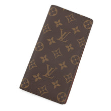 将图像加载到图库查看器中,LOUIS VUITTON Portefeuille Brazza BrownM66540 Monogram