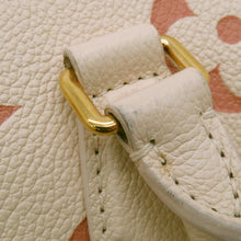 将图像加载到图库查看器中,LOUIS VUITTON Speedy Bandouliere Crème/Rose TrianoneM46397 Monogram Empreinte Leather Size 20