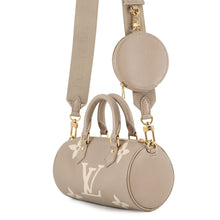 将图像加载到图库查看器中,LOUIS VUITTON Papillon BB Tourterelle ClaimsM46031 Bicolor Monogram Empreinte Leather