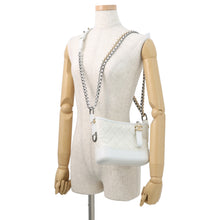 将图像加载到图库查看器中,CHANEL Gabriel de CHANEL Hobo Bag WhiteA91810 Leather Size Small