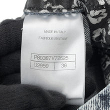 将图像加载到图库查看器中,CHANEL Denim Print Washed Denim Size 36 BlueP80387 Cotton 100%