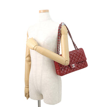 将图像加载到图库查看器中,CHANEL Matelasse W Flap W Chain Shoulder RedA01112 Enamel Size 25