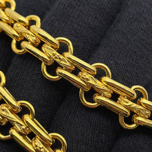 将图像加载到图库查看器中,CHANEL Matelasse W-Flap W-Chain Shoulder Bag NavyA01112 CottonJersy Size 25