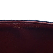 Load image into Gallery viewer, CHANEL Matelasse W-Flap W-Chain Shoulder Bag NavyA01112 CottonJersy Size 25