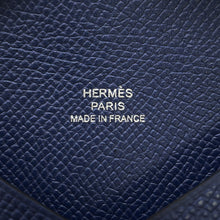 将图像加载到图库查看器中,HERMES Calvi blue navy Epsom
