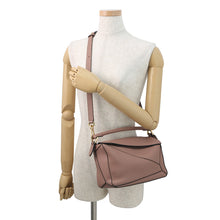 Load image into Gallery viewer, LOEWE Puzzle Bag Dark BlushA510S21X67 Leather Size Small