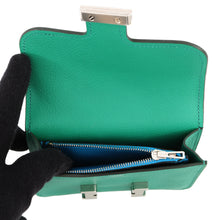 Load image into Gallery viewer, HERMES Constance Slim Verso Vert Vertigo/Blue Zanzibar Evercolor