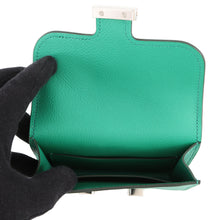 Load image into Gallery viewer, HERMES Constance Slim Verso Vert Vertigo/Blue Zanzibar Evercolor