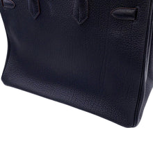 将图像加载到图库查看器中,HERMES Birkin Club Blue Indigo/Rouge Casaque/Fauve Fjord Leather Barenia Leather Ottoman Size 35