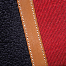 将图像加载到图库查看器中,HERMES Birkin Club Blue Indigo/Rouge Casaque/Fauve Fjord Leather Barenia Leather Ottoman Size 35