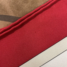 Load image into Gallery viewer, HERMES Carre 90 《Arcuate connection》 Size 90 Rouge・Cui / Greige / Halzan Silk100%