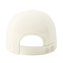 将图像加载到图库查看器中,HERMES Serena H Electric Cap Size 57 Blanc Lotus Cotton100%