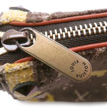 将图像加载到图库查看器中,LOUIS VUITTON Pochette Accessoires Brown/YellowM92710 Monogram Trompe l'oeil Cotton Pile