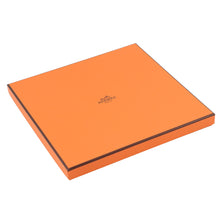 Load image into Gallery viewer, HERMES Carre COMPLICATION EQUESTRE Size 90 Claim/Orange/Black Silk100%