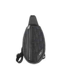 Load image into Gallery viewer, Dior Oblique SCARAB Crossbody Bag Black2ESBC311YKY Canvas Size Mini