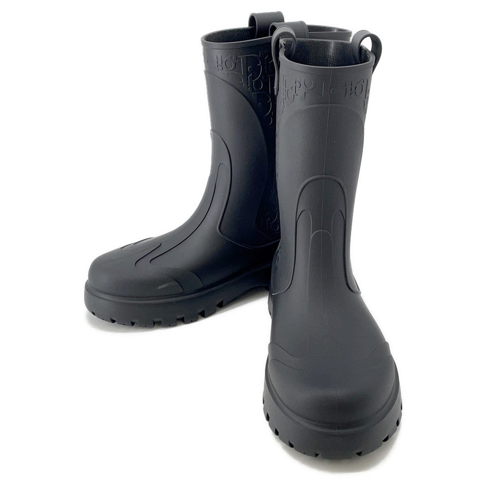 Dior Oblique rain boots Black3B0338ZWJ Rubber Size 41– GALLERY