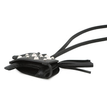 Load image into Gallery viewer, HERMES Rodeo Robeo Padlock Black Lambskin Studded Size PM