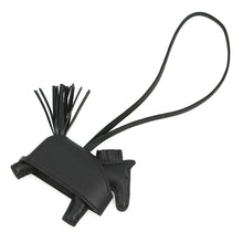 Load image into Gallery viewer, HERMES Rodeo Robeo Padlock Black Lambskin Studded Size PM